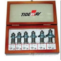 45# Carbon Steel T.c.t Router Bit Sets For Cutting Natural Wood, Mdf, Hdf